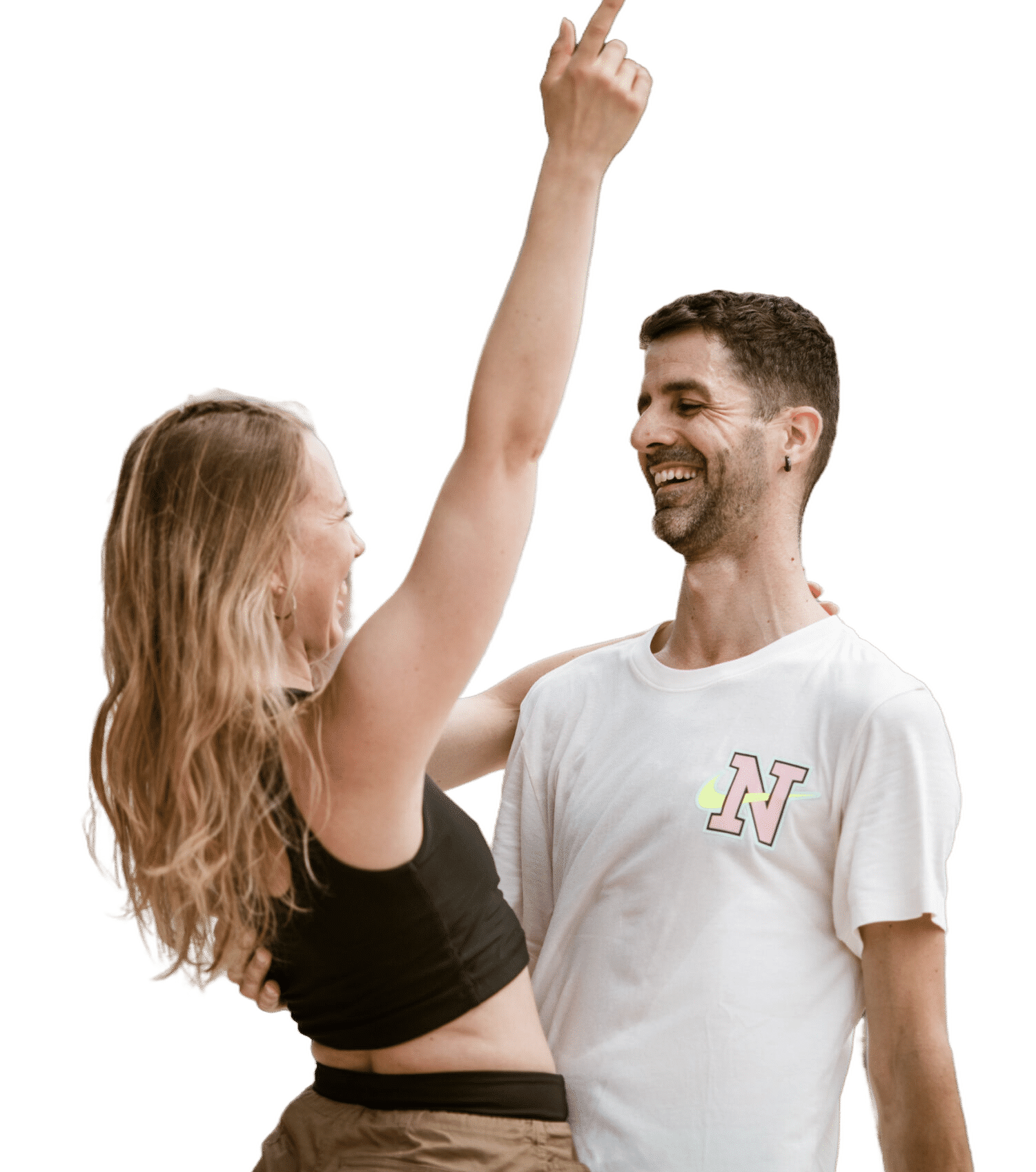 Mann und Frau Tanzen Brazilian Zouk und Lambada